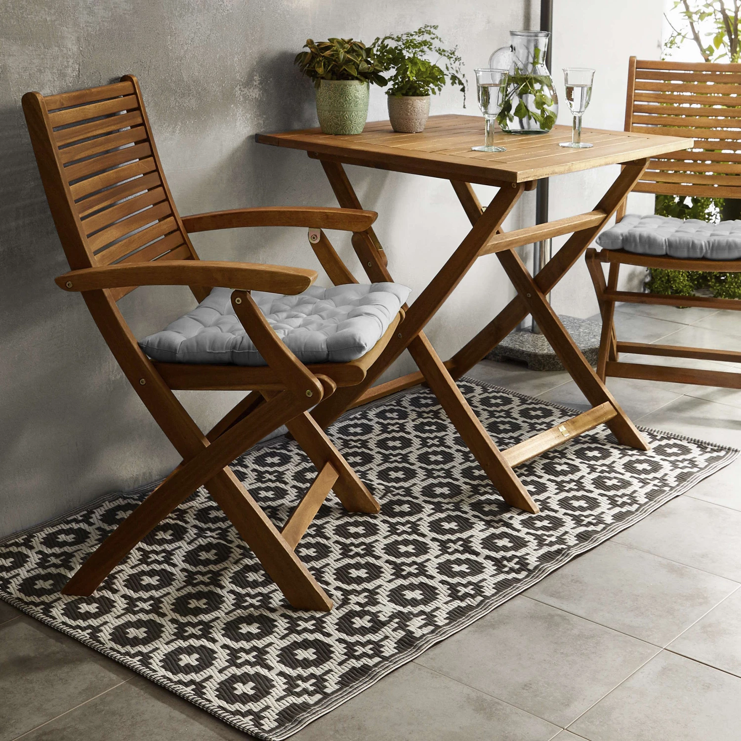 In- & Outdoor-Teppich Mosaik L 150 X B 90cm COLOUR CLASH In Schwarz 14 In- & Outdoor-Teppich Mosaik L 150 X B 90cm COLOUR CLASH In Schwarz – Bild 12