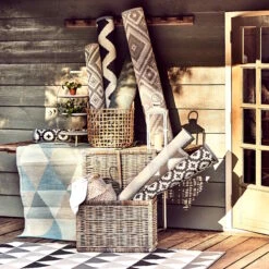 In- & Outdoor-Teppich Mosaik L 150 X B 90cm COLOUR CLASH In Taupe -Butlers Speichern butlers in and outdoor teppich mosaik l 150 x b 90cm colour clash in taupe 9