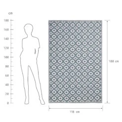 In- & Outdoor-Teppich Mosaik L 180 X B 118cm COLOUR CLASH In Salbei -Butlers Speichern butlers in and outdoor teppich mosaik l 180 x b 118cm colour clash in salbei 2