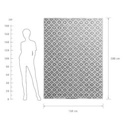 In- & Outdoor-Teppich Mosaik L 200 X B 150cm COLOUR CLASH In Taupe -Butlers Speichern butlers in and outdoor teppich mosaik l 200 x b 150cm colour clash in taupe 3