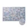 In- & Outdoorteppich Dreiecke L 180 X B 120cm COLOUR CLASH In Pastellblau -Butlers Speichern butlers in and outdoorteppich dreiecke l 180 x b 120cm colour clash in pastellblau