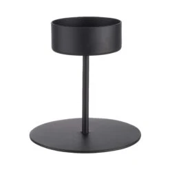 Kerzenhalter & Maxi Teelicht-Set HIGHLIGHT In Schwarz -Butlers Speichern butlers kerzenhalter and maxi teelicht set highlight in schwarz 1