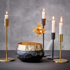 Kerzenhalter Höhe 19cm HIGHLIGHT In Gold -Butlers Speichern butlers kerzenhalter hohe 19cm highlight in gold 4