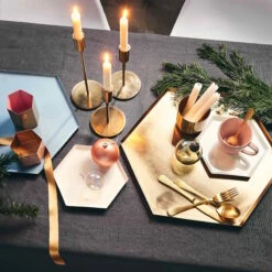 Kerzenhalter Höhe 19cm HIGHLIGHT In Gold -Butlers Speichern butlers kerzenhalter hohe 19cm highlight in gold 5