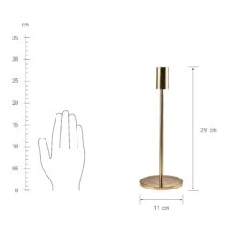 Kerzenhalter Höhe 29cm HIGHLIGHT In Gold -Butlers Speichern butlers kerzenhalter hohe 29cm highlight in gold 3