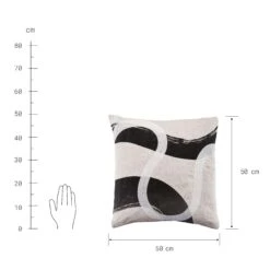 Kissen L 50 X B 50cm JAPANDI In Natur -Butlers Speichern butlers kissen l 50 x b 50cm japandi in natur 2