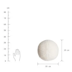 Kissen Rund Ø35cm BOB In Beige -Butlers Speichern butlers kissen rund o35cm bob in beige 3