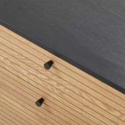 Kommode Mit 4 Schubladen MODERNIST In Schwarz-Natur -Butlers Speichern butlers kommode mit 4 schubladen modernist in schwarz natur 8