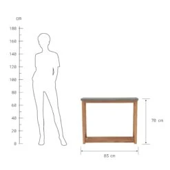 Konsole Mit Zementplatte CONCRETE In Natur-Grau -Butlers Speichern butlers konsole mit zementplatte concrete in natur grau 3