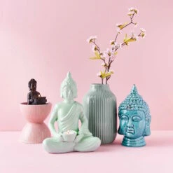 Kopf Höhe 23cm BUDDHA In Türkis -Butlers Speichern butlers kopf hohe 23cm buddha in turkis 5