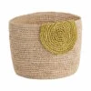 Korb Handgefertigt Aus Raffia Ø13cm ISALO In Natur-Gelb -Butlers Speichern butlers korb handgefertigt aus raffia o13cm isalo in natur gelb