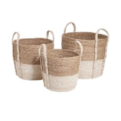 Korb Ø24cm BASIC BRAID In Natur -Butlers Speichern butlers korb o24cm basic braid in natur 3