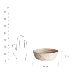 Korb Rund Ø20cm RONDA In Natur -Butlers Speichern butlers korb rund o20cm ronda in natur 2