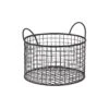 Korb Rund Ø22cm HOOP In Schwarz -Butlers Speichern butlers korb rund o22cm hoop in schwarz