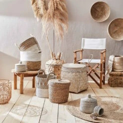Korb Rund Ø35cm COTTON BRAID In Natur-Weiß 13 Korb Rund Ø35cm COTTON BRAID In Natur-Weiß -Butlers Speichern butlers korb rund o35cm cotton braid in natur weiss 5
