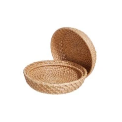 Korbschale Rattan Ø20cm RONDA In Natur -Butlers Speichern butlers korbschale rattan o20cm ronda in natur 2