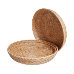 Korbschale Rattan Ø33cm RONDA In Natur -Butlers Speichern butlers korbschale rattan o33cm ronda in natur 2