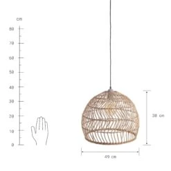 Lampenschirm Ø49cm CORBELLE In Natur -Butlers Speichern butlers lampenschirm o49cm corbelle in natur 2