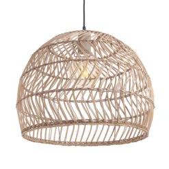 Lampenschirm Ø49cm CORBELLE In Natur -Butlers Speichern butlers lampenschirm o49cm corbelle in natur 4