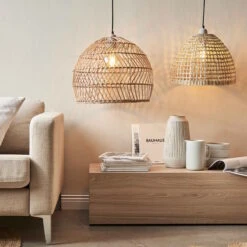 Lampenschirm Ø49cm CORBELLE In Natur -Butlers Speichern butlers lampenschirm o49cm corbelle in natur 7