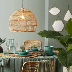 Lampenschirm Ø49cm CORBELLE In Natur -Butlers Speichern butlers lampenschirm o49cm corbelle in natur 8