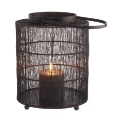 Laterne Höhe 33cm JAPANDI In Schwarz -Butlers Speichern butlers laterne hohe 33cm japandi in schwarz 2