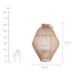 Laterne Höhe 61cm BALI NIGHTS In Natur -Butlers Speichern butlers laterne hohe 61cm bali nights in natur 3