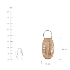 Laterne Mit Henkel 36 Cm BAMBOO NIGHTS In Beige -Butlers Speichern butlers laterne mit henkel 36 cm bamboo nights in beige 2