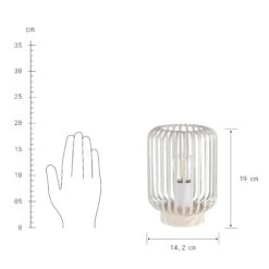 LED Laterne Höhe 19cm NORDICA In Beige -Butlers Speichern butlers led laterne hohe 19cm nordica in beige 4