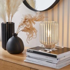 LED Laterne Höhe 19cm NORDICA In Beige -Butlers Speichern butlers led laterne hohe 19cm nordica in beige 7