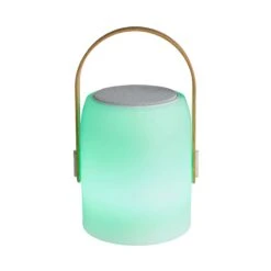 LED Leuchte Mit Bluetooth® Und Farbwechsel SOUND LOUNGE In Weiß-Hellbraun 25 LED Leuchte Mit Bluetooth® Und Farbwechsel SOUND LOUNGE In Weiß-Hellbraun -Butlers Speichern butlers led leuchte mit bluetooth r und farbwechsel sound lounge in weiss hellbraun 5