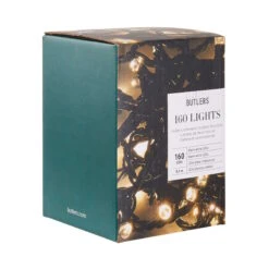 LED-Lichterkette 160 Lichter Outdoor 160 LIGHTS In Schwarz 9 LED-Lichterkette 160 Lichter Outdoor 160 LIGHTS In Schwarz -Butlers Speichern butlers led lichterkette 160 lichter outdoor 160 lights in schwarz 2