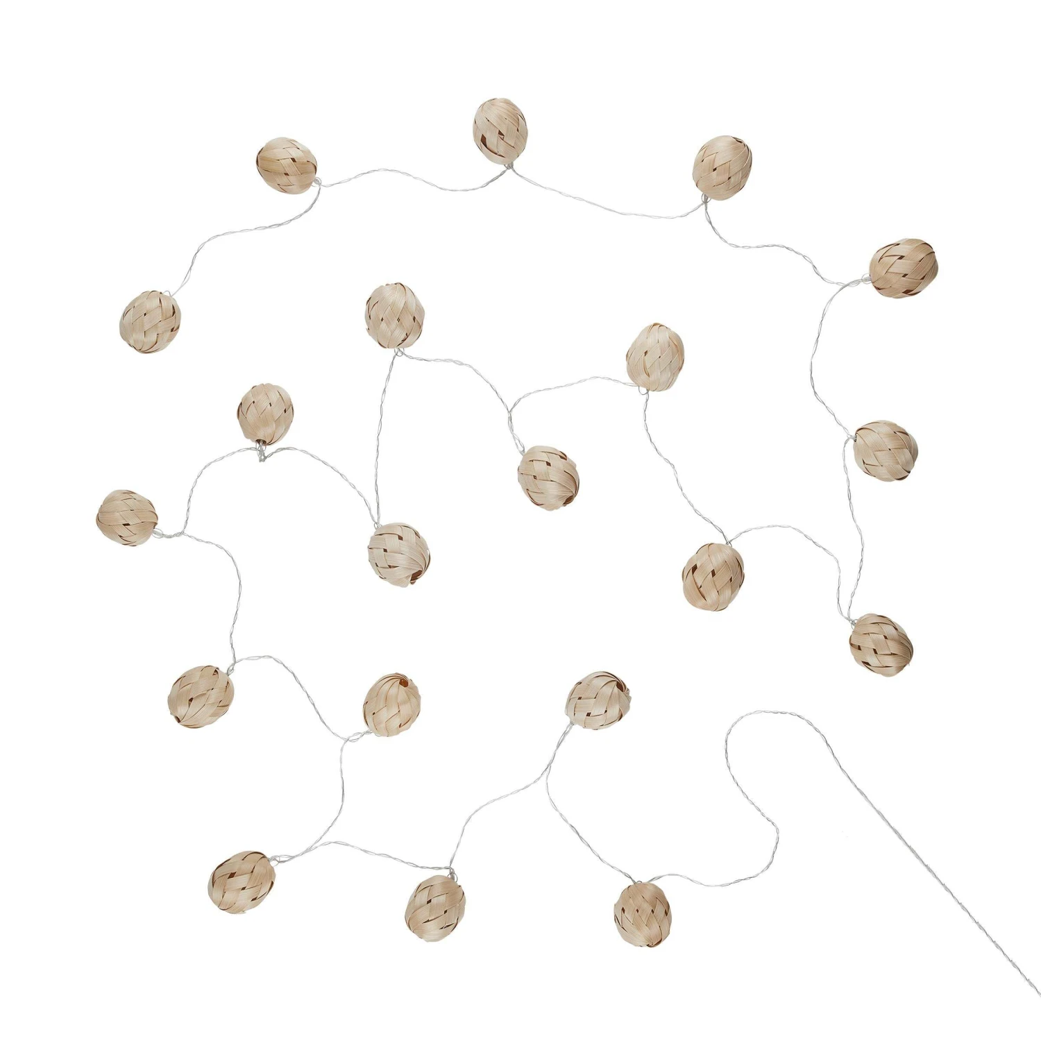 LED-Lichterkette 20 Bambuslichter Mit USB-Batteriefach BONDI LIGHTS In Natur 4 LED-Lichterkette 20 Bambuslichter Mit USB-Batteriefach BONDI LIGHTS In Natur – Bild 2