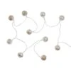 LED-Lichterkette Metallball 10 Lichter Mit USB-Batteriefach ORIENTAL LIGHTS In Silber -Butlers Speichern butlers led lichterkette metallball 10 lichter mit usb batteriefach oriental lights in silber