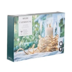 LED Outdoor-Lichterkette Naturseil 100 Lichter Mit Stecker FARMHOUSE In Natur -Butlers Speichern butlers led outdoor lichterkette naturseil 100 lichter mit stecker farmhouse in natur 2