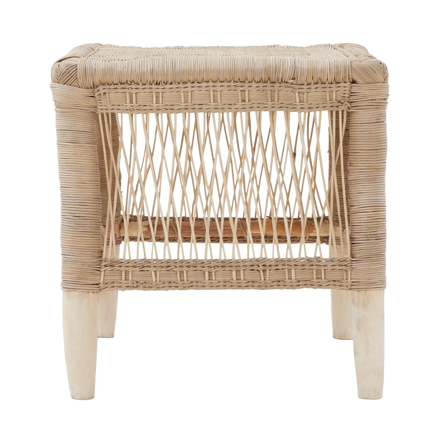 Malawi Hocker Handgeflochten BOHO LOUNGE In Natur 5 Malawi Hocker Handgeflochten BOHO LOUNGE In Natur – Bild 3
