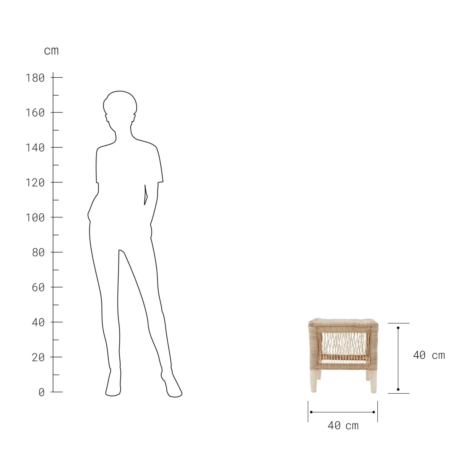 Malawi Hocker Handgeflochten BOHO LOUNGE In Natur 6 Malawi Hocker Handgeflochten BOHO LOUNGE In Natur – Bild 4