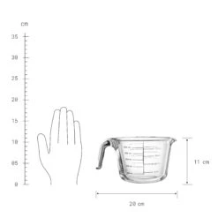 Messbecher Aus Glas 1000ml RECIPE In Transparent -Butlers Speichern butlers messbecher aus glas 1000ml recipe in transparent 2