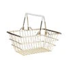 Mini Einkaufskorb B 18 X T 13cm SUPERMARKET In Gold -Butlers Speichern butlers mini einkaufskorb b 18 x t 13cm supermarket in gold