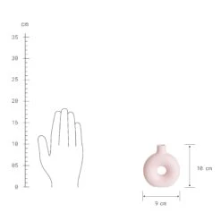 Mini Vase Höhe 10cm LOOPY In Hellrosa -Butlers Speichern butlers mini vase hohe 10cm loopy in hellrosa 3