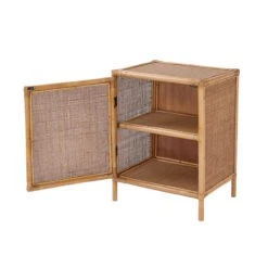 Nachttisch-Schränkchen Handgefertigt Aus Rattan BOHO LOUNGE In Natur -Butlers Speichern butlers nachttisch schrankchen handgefertigt aus rattan boho lounge in natur 6