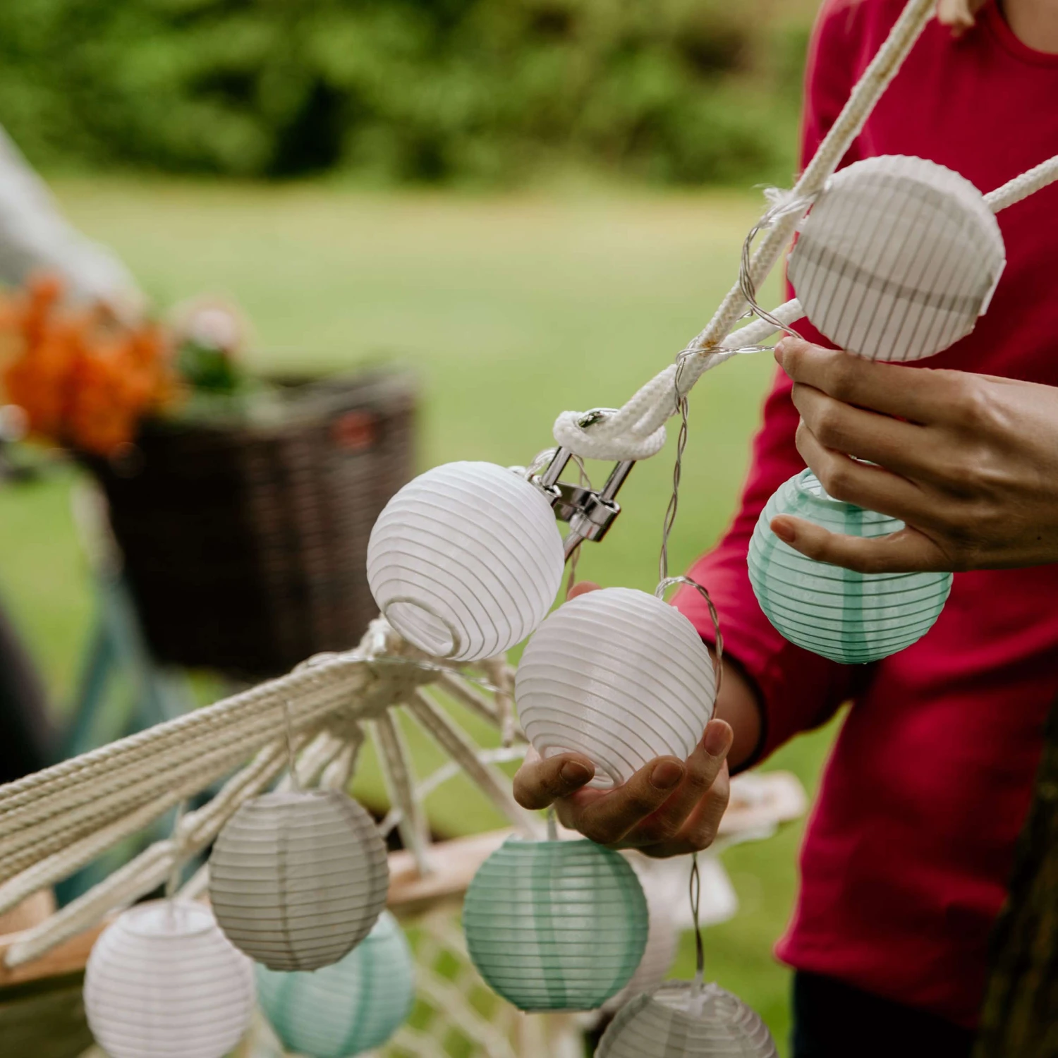 Outdoor Lichterkette 10 Lichter OPEN AIR In Grün 6 Outdoor Lichterkette 10 Lichter OPEN AIR In Grün – Bild 4