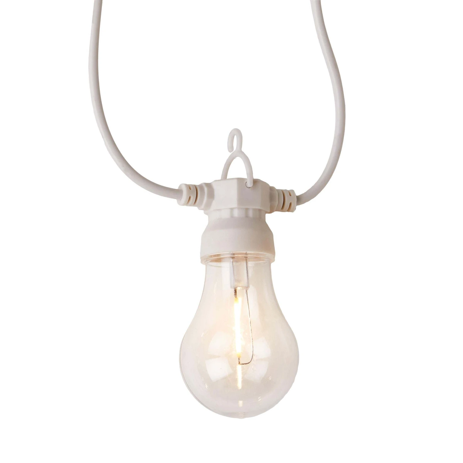 Outdoor-Lichterkette Mit 10 Glühbirnen Und Stecker BULB LIGHTS In Creme 6 Outdoor-Lichterkette Mit 10 Glühbirnen Und Stecker BULB LIGHTS In Creme – Bild 4