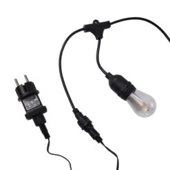Outdoor-Lichterkette Mit 10 Glühbirnen Und Stecker BULB LIGHTS In Schwarz -Butlers Speichern butlers outdoor lichterkette mit 10 gluhbirnen und stecker bulb lights in schwarz 2