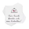 Papierserviette Für Euch Koche Ich Am Liebsten! 20 Stück APRÈS In Weiß-Schwarz -Butlers Speichern butlers papierserviette fur euch koche ich am liebsten 20 stuck apres in weiss schwarz