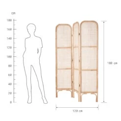 Paravent Aus Rattan L 120 X H 180cm BOHO LOUNGE In Natur -Butlers Speichern butlers paravent aus rattan l 120 x h 180cm boho lounge in natur 2