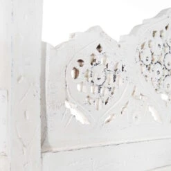 Paravent, Geschnitzt B 180 X H 176cm ESTELLA In Weiß -Butlers Speichern butlers paravent geschnitzt b 180 x h 176cm estella in weiss 3