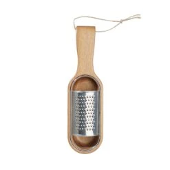 Parmesanreibe L 24,5 X B 7cm GOURMET In Braun-Silber -Butlers Speichern butlers parmesanreibe l 24 5 x b 7cm gourmet in braun silber 3