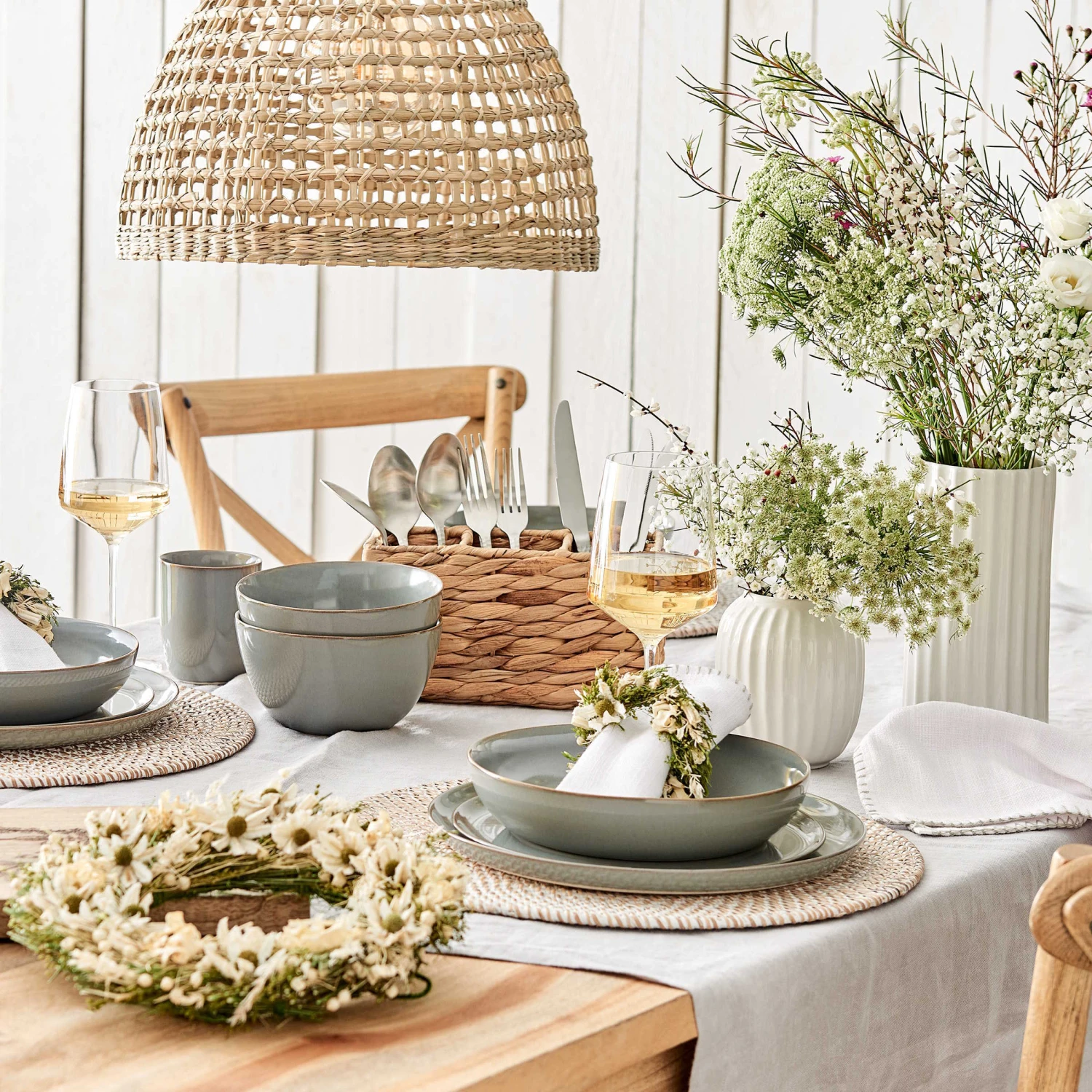 Pastateller Ø21,5cm NATIVE In Grau 4 Pastateller Ø21,5cm NATIVE In Grau – Bild 2