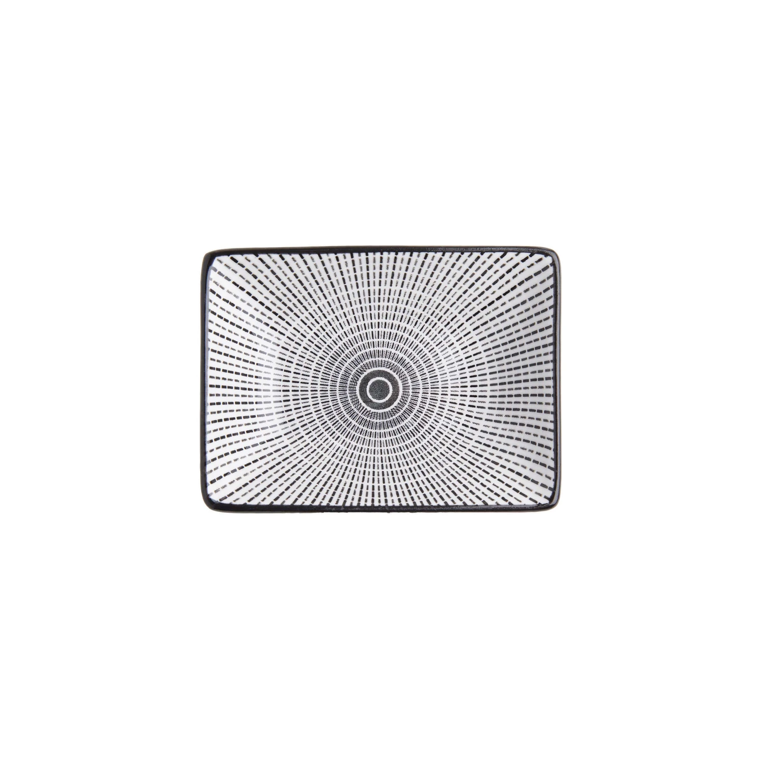 Schale Eckig 50ml DIM SUM In Schwarz-Weiß 5 Schale Eckig 50ml DIM SUM In Schwarz-Weiß – Bild 3